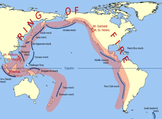 Ring of Fire map